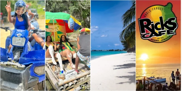 ATV, BAMBOO RAFTING, SEVEN MILE BEACH & RICK'S CAFE